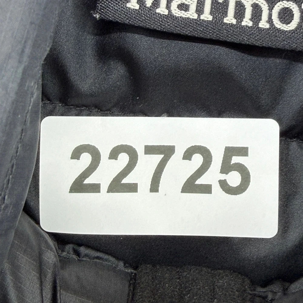Marmot Mens Black Puffer Quilted Vest Small Full Zip‎ Quilted Lightweight
